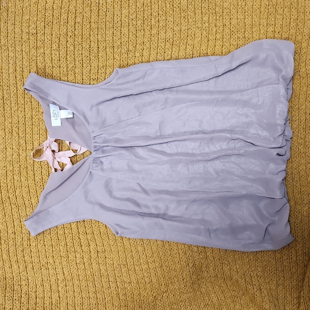 *2 for $12* loft xsp sparkle grey top